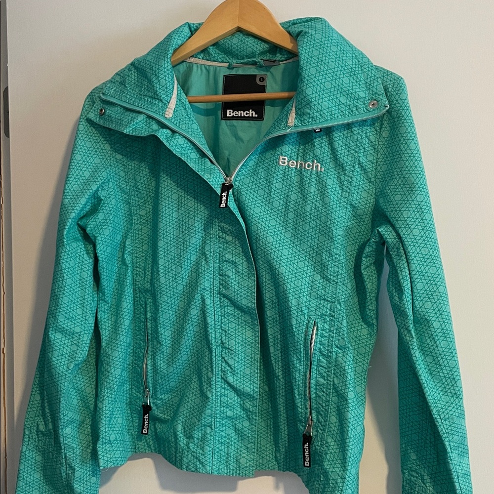 Bench Teal Patterned Women's Lightweight Jacket